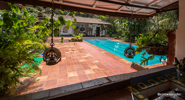 Barman's view of The Alibag home