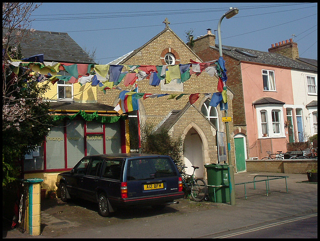 Buddhist Centre and church