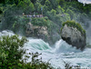 Hochwasser am Rheinfall 2021