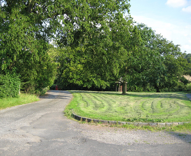 Bretby looking towards the site of the former Bretby Castle