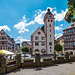 Mosbach Marktplatz und Rathaus (240°)