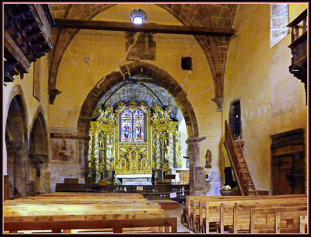 Nevache : Saint Marcellin interior view -