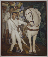 Agrarian Leader Zapata by Diego Rivera in the Museum of Modern Art, March 2010