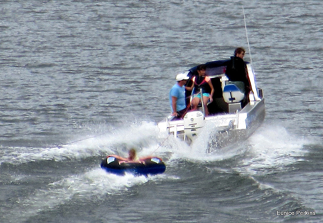 On Lake Karapiro.