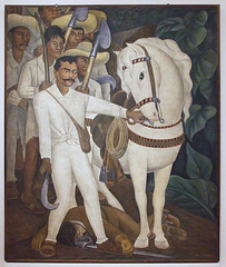 Agrarian Leader Zapata by Diego Rivera in the Museum of Modern Art, March 2010