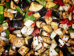 roasted veg for couscous