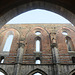 Italy, The Abbey of San Galgano, Arches, Walls and Windows