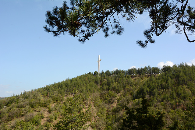 Bulgaria, "The Cross over Blagoevgrad"