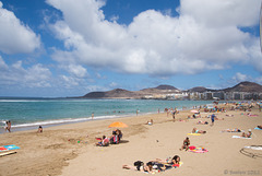 Playa de las Canteras - der 'Stadtstrand' von Las Palmas de Gran Canaria (© Buelipix)
