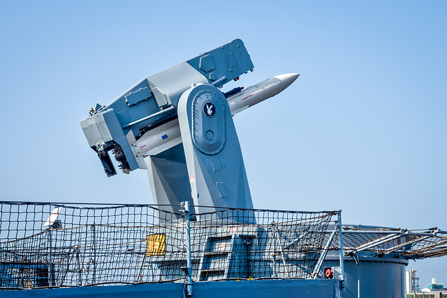 2023-05.27. - Wilhelmshaven, Marinemuseum, Zerstörer Mölders, Standard Missile