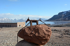 Svalbard, Iron Bitch in the Port of Pyramiden