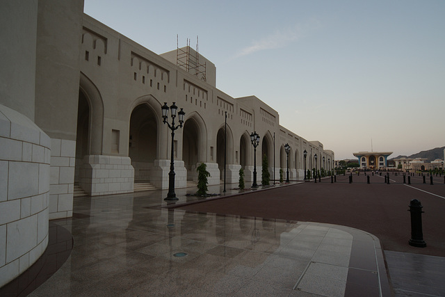 Al Alam Palace At Dusk