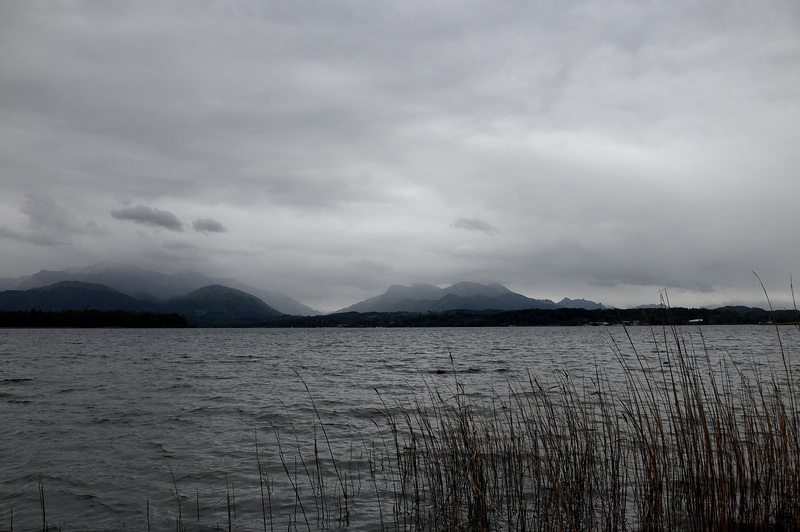 Regentag am See