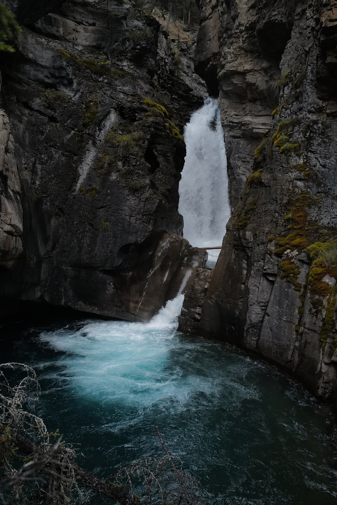 Johnston Canyon, Lower Falls