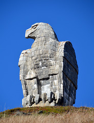 Der Adler ist das Wahrzeichen des Simplons.