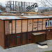 Ehemalige Nashorn Transportbox wird zur Baar im Zoo Zürich