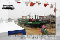 Smart looking craft - Shoreham Houseboats - 9.4.2015