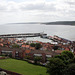 Scarborough Harbour from the top of St.Marys Church Clock Tower 29th June 2013