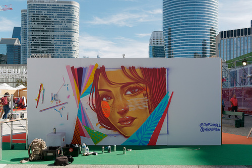 Graffeurs à La Défense (10)