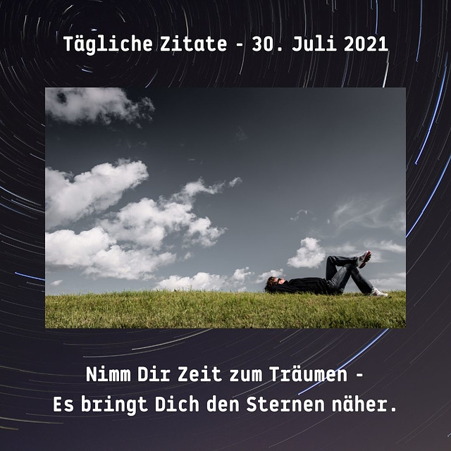 Tägliche Zitate - 30. Juli 2021