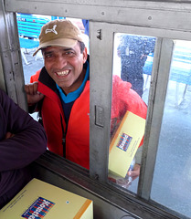 Kalka-Shimla- Bhupi With His Lunchboxh