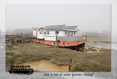 Solar powered - Shoreham Houseboats - 9.4.2015