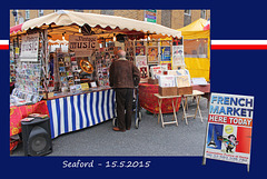 French Market - Vintage Music stall - Seaford - 15.5.2015