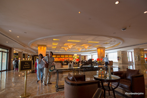 The Taj Mahal Hotel lobby, Bombay