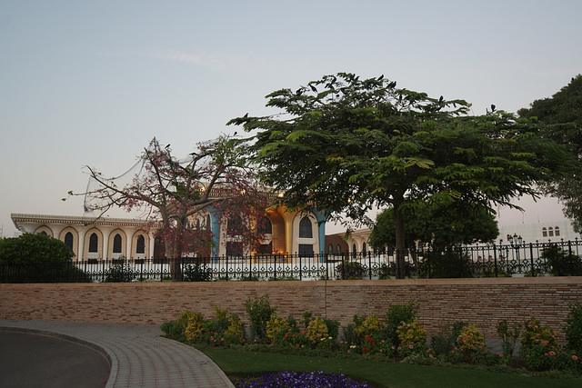 Al Alam Palace At Dusk