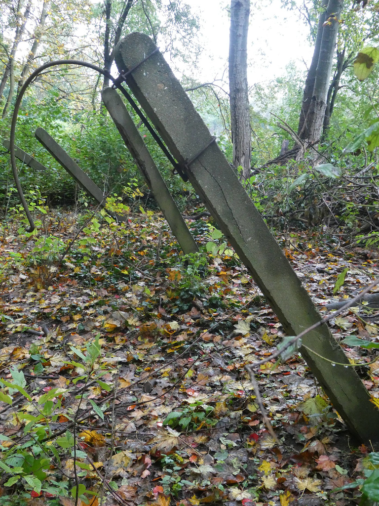 DDR-Grenzbefestigungsanlagen am Teltowkanal in Teltow-Seehof, der Abschnitt gleich neben der Teltowkanalbucht