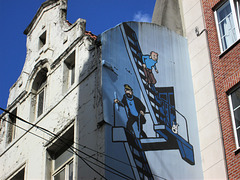 Tintin fire escape.