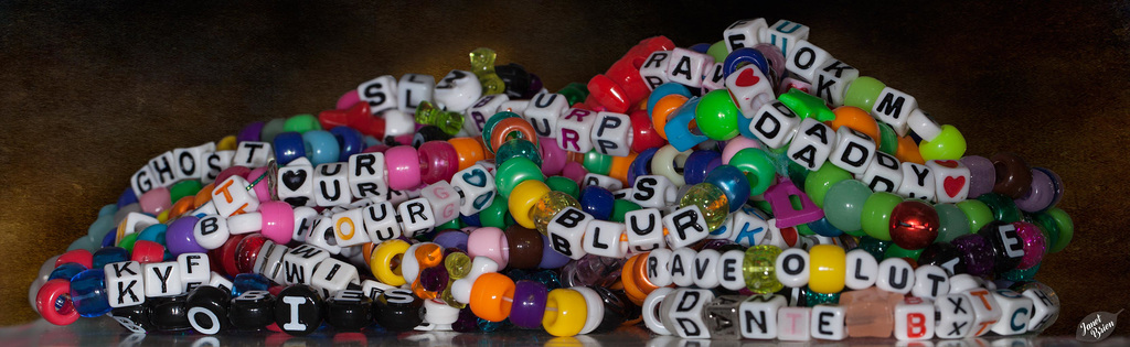 Pictures for Pam, Day 79: Phoebe's Rave Beads