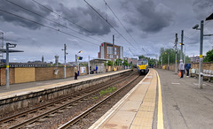 Training Arriving at Platfrom 2, Partick Station