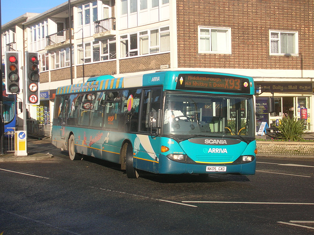 Arriva North East 4650 (NK05 GXD) in Scarborough - 11 Nov 2012 (DSCN93680)