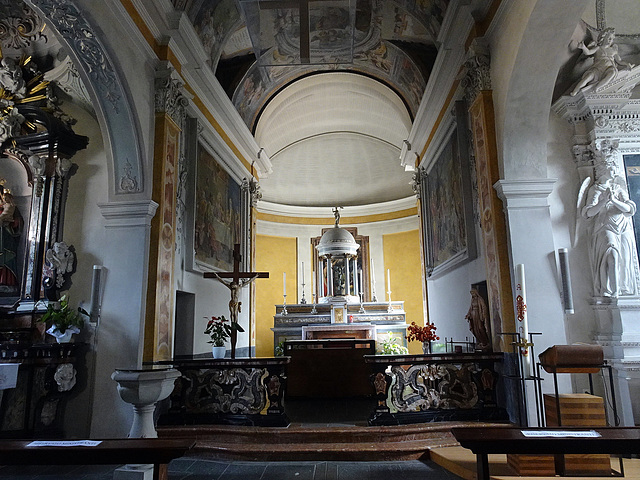 In der Pfarrkirche von Melide