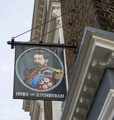 My beloved Duke of Edinburgh sign from another angle