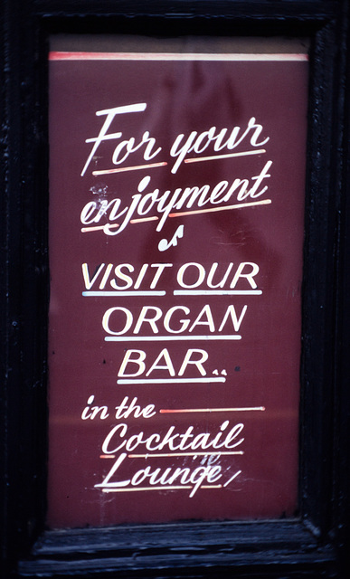 Visit Our Organ Bar