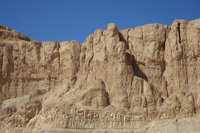 Cliff Face In The Desert