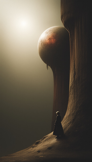 Surreal girl dreams on a hot summer night - inspired by Dali - 5