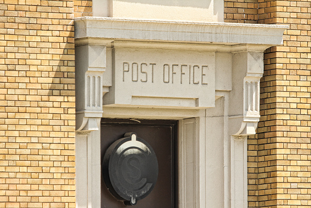 federal building - post office entrance