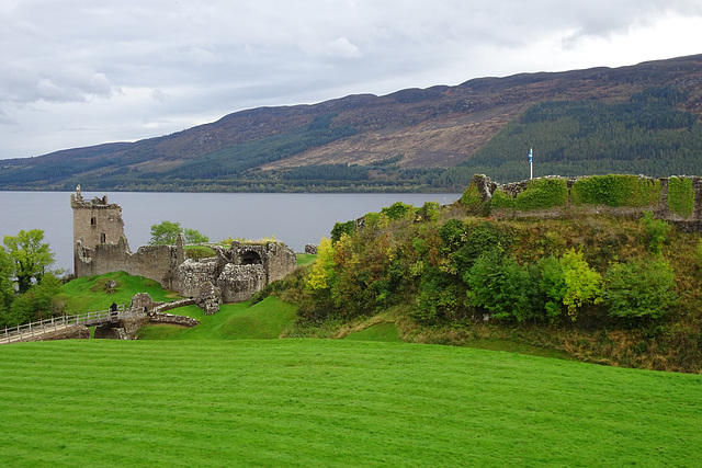 Urquhart Castle And Loch Ness