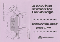 Cambridge Bus Station re-opening 22 Jun 1986 - Side 1