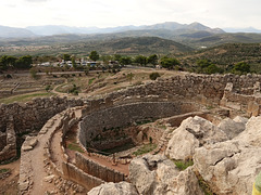 Les cercles des tombes Grèce