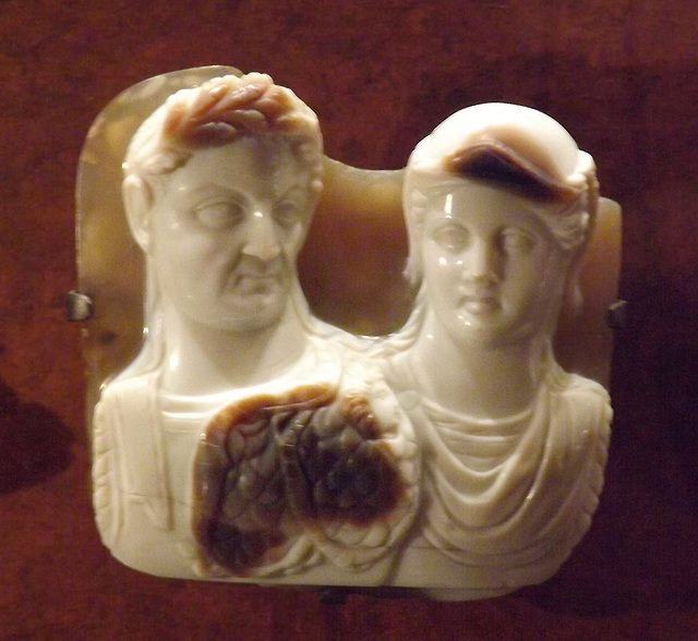 Emperor and Personification of Rome Cameo in the Louvre, June 2013