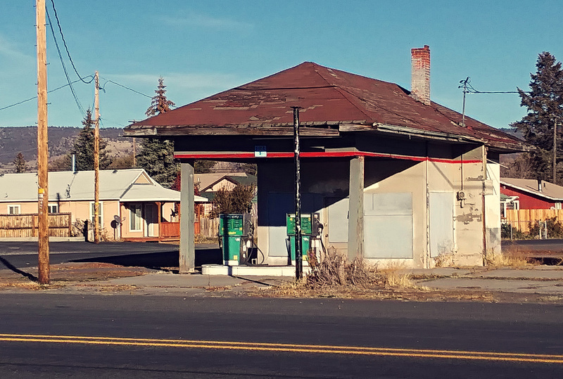 1950s building, 1970s pumps