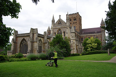 North east corner, St Alban's Cathedral