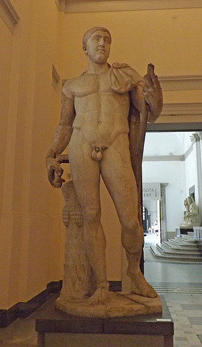 Portrait of Alexander Severus with a Body of the Diomedes Type in the Naples Archaeological Museum, July 2012