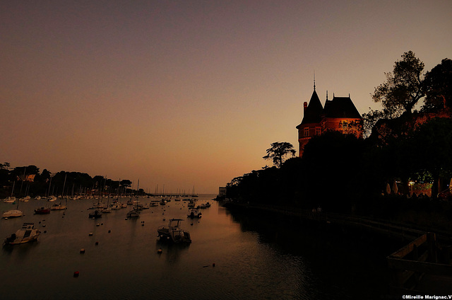 Balade nocturne Pornic (Loire-Atlantique) France