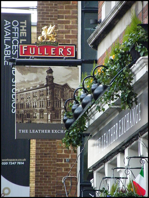 Leather Exchange pub sign