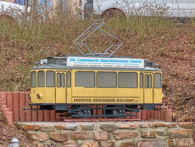 (042/365) Modell einer Straßenbahn